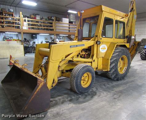 1975 John Deere 510 Backhoe In Cedar Rapids IA Item FD9369 Sold