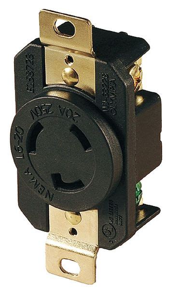 Power First A Locking Receptacle P W Vac L R Bk Tk Zoro