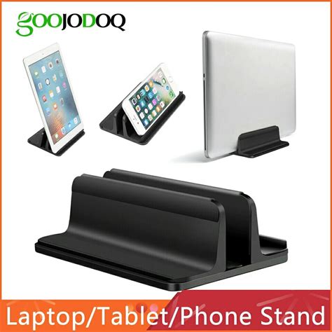 Goojodoq Vertical Laptop Stand Adjustable Aluminum Stand For All