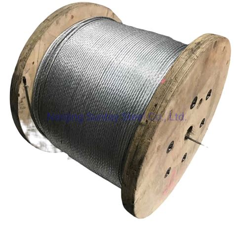 Galvanized Steel Wire Strand For Guy Wire Guy Strand Messenger Wire