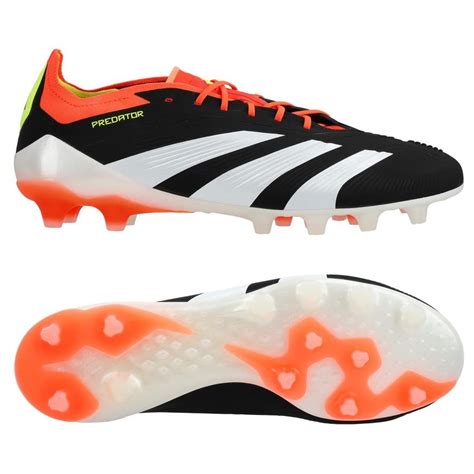 Adidas Predator Elite Ag Solar Energy Core Black Footwear White Solar Red