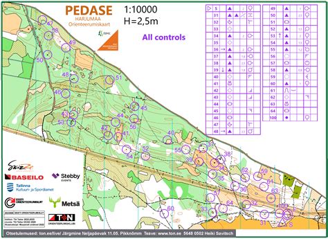 Tallinna Orienteerumisneljapäevakud::Kalender 2023