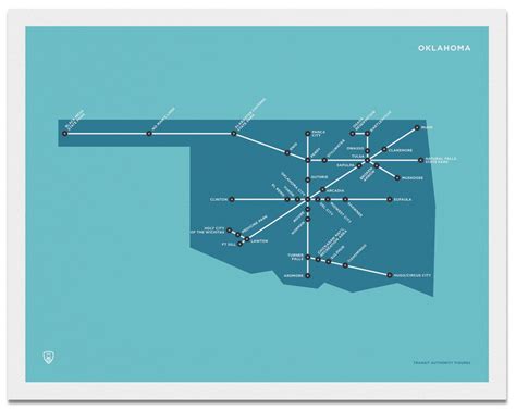 Oklahoma Schematic Map Subway Map Geography Oklahoma Wind Turbine