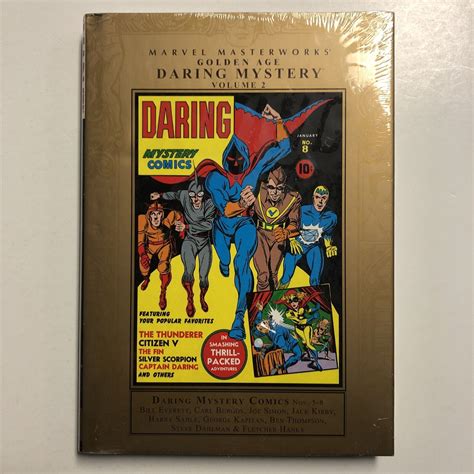 Golden Age Daring Mystery Vol Marvel Masterworks Tpb Brand New