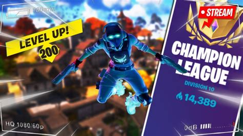 LIVE FORTNITE FR arène duo 5k points objectif niveau 200 chill