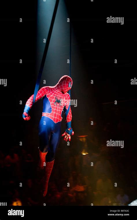 Spiderman Imitator Im Coco Bongo Club Cancun Und Playa Del Carmen