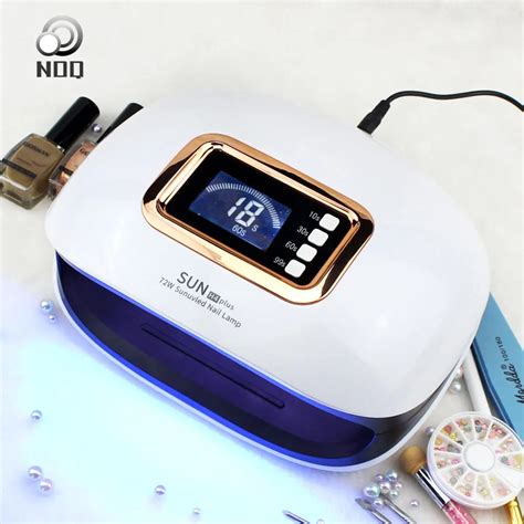 Noq Sun H4 Plus 72w Nai Ultraviolet All Lamp For Nails Uv Led Lamp Nail Ice Nail Lamps 36leds