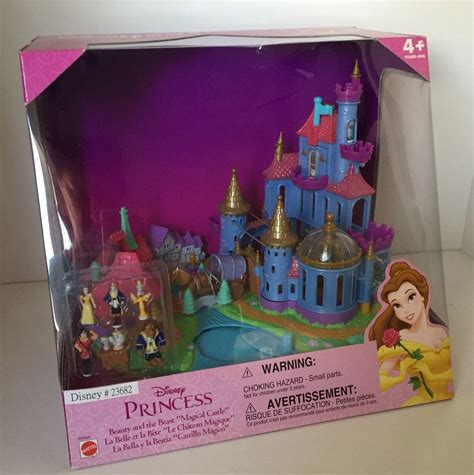 Polly Pocket Disney Beauty And Beast Magical Castle Playset New Princess