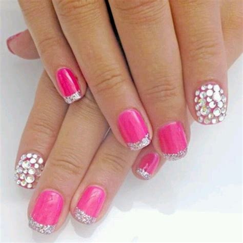 Pink Bling Luv It Fancy Nails Fun Nails Pink Nails