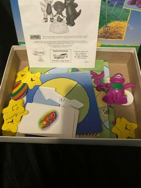 Barney's Great Adventure Rainbow Egg Game COMPLETE IN BOX 1998 W ...