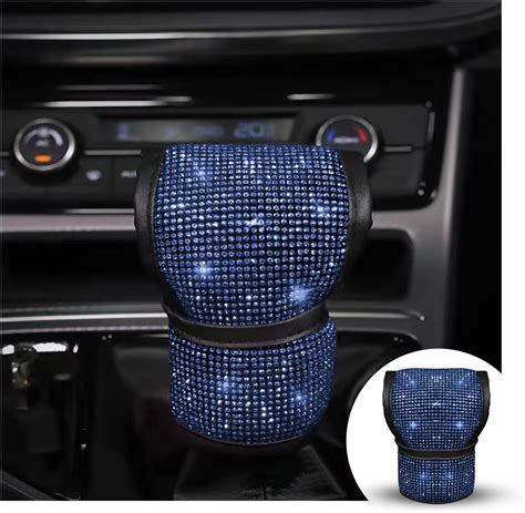 Amazon Zipelo Bling Car Gear Shift Knob Cover Rhinestone Anti