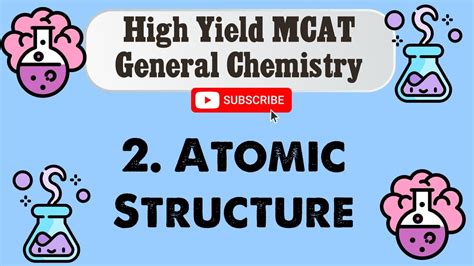 High Yield Mcat General Chemistry Atomic Structure Youtube