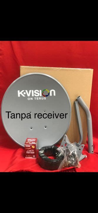 Parabola Kvision Mini Cm Lengkap Dengan Lnb Dan Kabel Tanpa Receiver