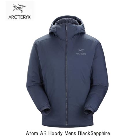 アークテリクス Arcteryx Atom Ar Hoody Mens Black Saphire L08002000 アークテリクス アトム