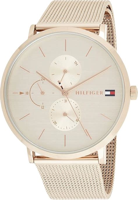 Tommy Hilfiger Montre Analogique Multifunction Quartz Pour Femme Avec