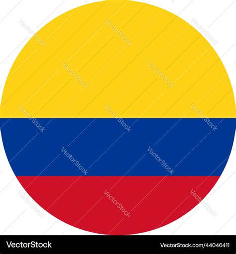 National flag of the world columbia Royalty Free Vector