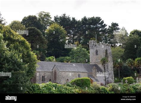 St Just In Roseland Church Cornwall UK Stock Photo Alamy