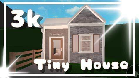 ROBLOX Bloxburg No Gamepasses Tiny House 3k StrxwberryTxa YouTube