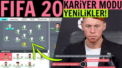 Fifa 20 Karİyer Modu SÜper Lİg Olacak Mi TÜm Yenİlİkler Youtube