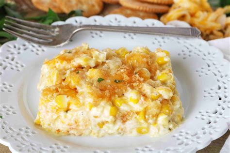 Cream Corn Casserole with Cream Cheese - The Anthony Kitchen