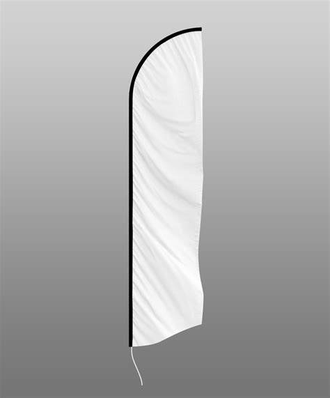 Our white feather flag is our most popular design. Creates an elegant outdoor décor.