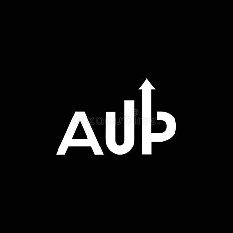 AUP Letter Logo Design on WHITE Background. AUP Creative Initials ...