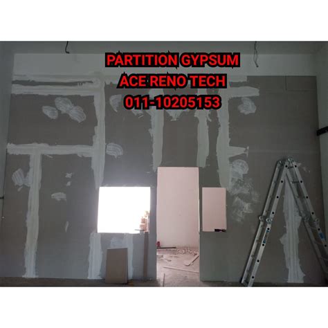 Partition Gypsum Board Untuk Rumah Pejabat Kedai Services Home