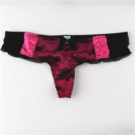 1pcs Sexy Women Lace Thongs Low Rise G String Lady Tempting Pretty