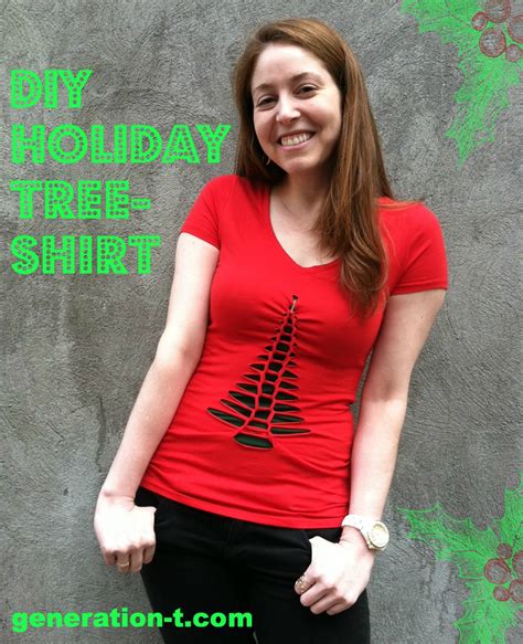 DIY: A Holiday Tree-Shirt! « Generation T