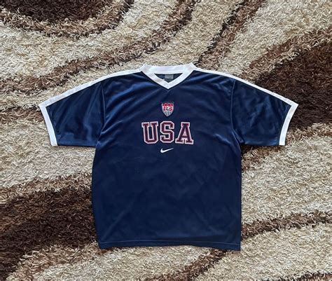 Nike Nike USA soccer jersey vintage oversize L | Grailed