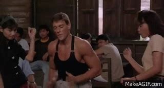 Kickboxer - Jean Claude Van Damme dance scene (HD) on Make a GIF