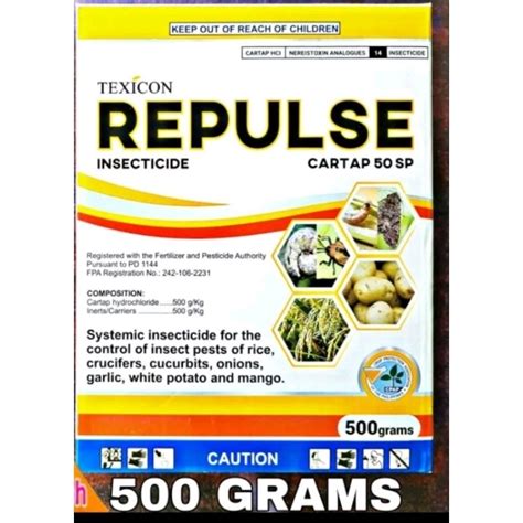 REPULSE CARTAP 50SP SYSTEMIC INSECTICIDE LIKE PADAN LIKE RAMPAGE