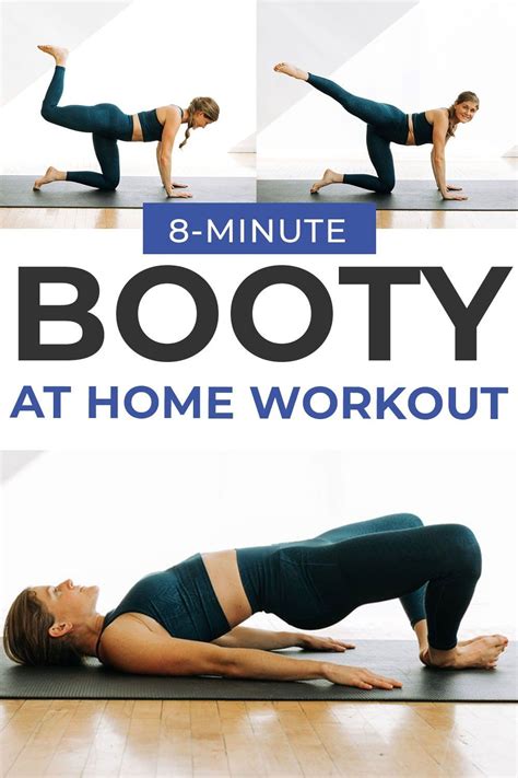 8 Minute Booty Workout At Home Video Artofit