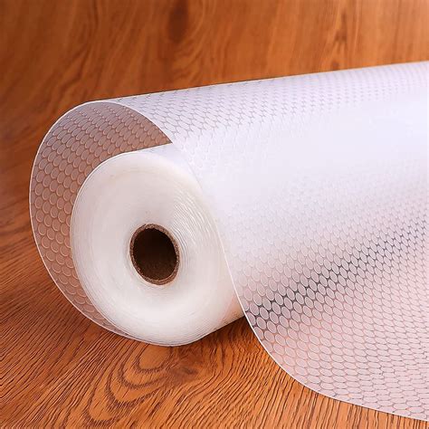 Shelf Liner 12 Inches X 20 Feet 240 Inches Non Slip Oil Proof Cabinet Paper Drawer Liner For