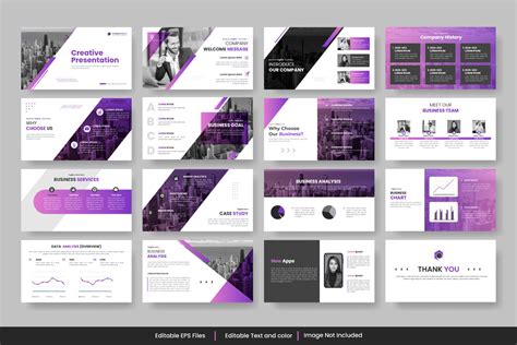 Powerpoint Present Template Graphic by Tanu · Creative Fabrica