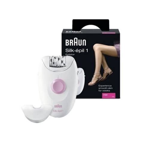 Braun Silk Épil 1 épilateur Fil et Sans Fil à 20 Pinces en blanc et