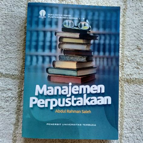 Jual Manajemen Perpustakaan Modul Ut Shopee Indonesia