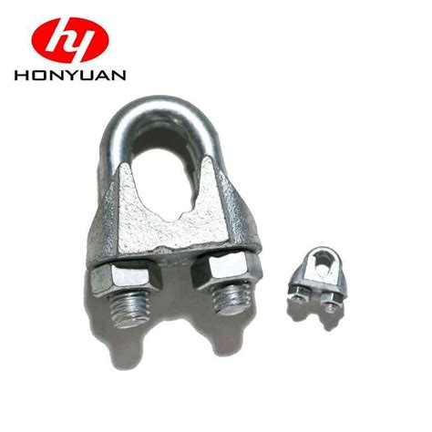 Galvanized Surface Cable Clamps U S Type Malleable Steel Wire Rope