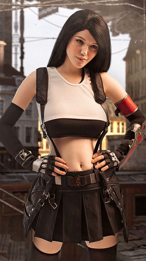 X Tifa Lockhart Final Fantasy Cosplay Samsung Galaxy S S