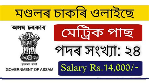 Dc Goalpara Recruitment Lot Mondal Garde Iii Vacancy