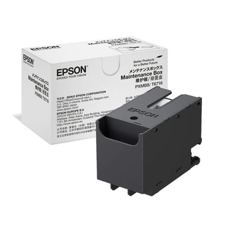 Caja De Mantenimiento Epson T Para Epson Workforce All In One