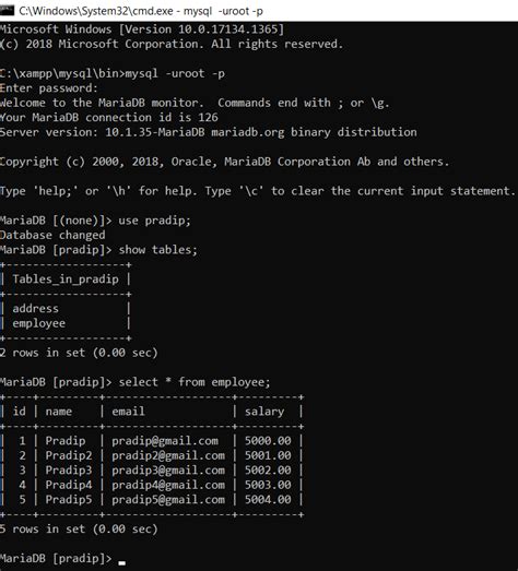 How To Check Mysql Version In Xampp Using Cmd Printable Forms Free Online