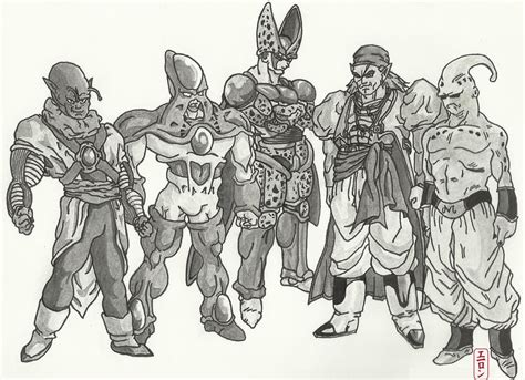 Villains Dragon Ball By Aaron Salisbury On Deviantart