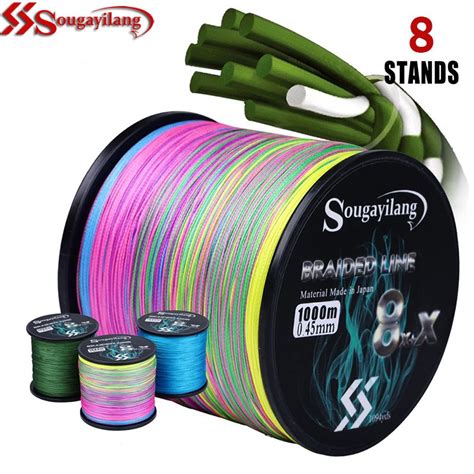 Sougayilang 300M 500M 8X Strands Braided Fishing Line Pe Line Braided