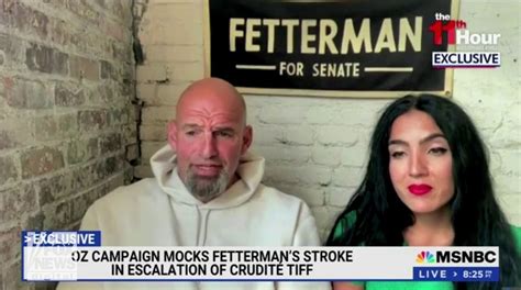 John Fetterman Slams Dr Oz Republicans In Msnbc Interview