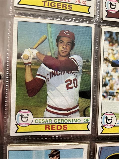 1979 Topps Cesar Geronimo Cincinnati Reds 220 EBay