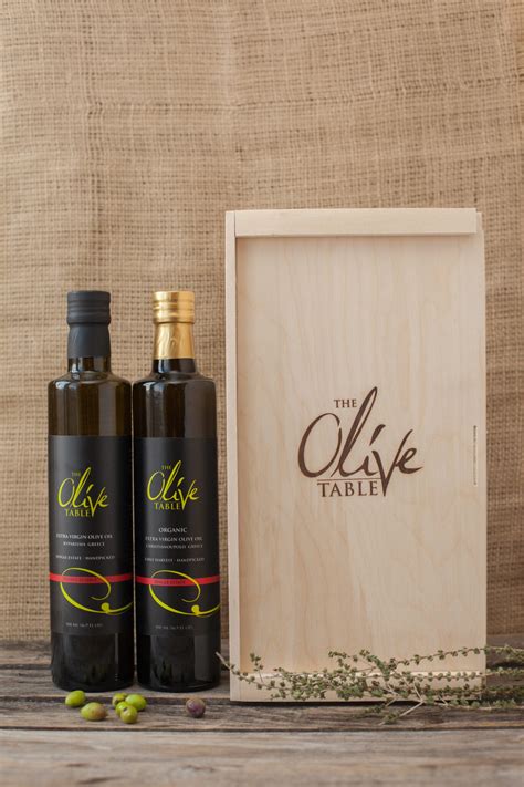 Olive Oil Duo Gift Set - Extra Virgin Olive Oil | The Olive Table | Greek Olive Oil