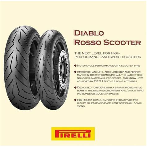 Jual Ban Yamaha Xmax Pirelli Diablo Rosso Scooter 12070 15 15070 14