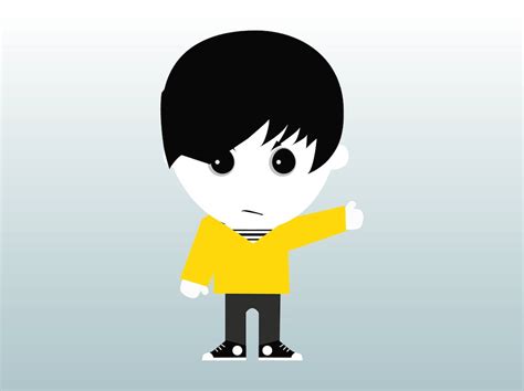 Emo Boy Vector Art & Graphics | freevector.com