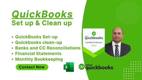 Do Quickbooks Setup Clean Up Reconciliation And Bookkeeping By